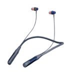 FLY Gadget Wireless Neckband Earphones with HD Sound & Long Battery Life (Blue)