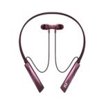 FLY Gadget Wireless Neckband Earphones with HD Sound & Stylish Design (Maroon)