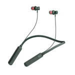 FLY Gadget Wireless Neckband Earphones with HD Sound & Long-Lasting Battery (Green)